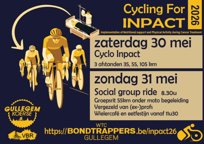 Fiets mee voor het goede doel: Cycling For INPACT 2026